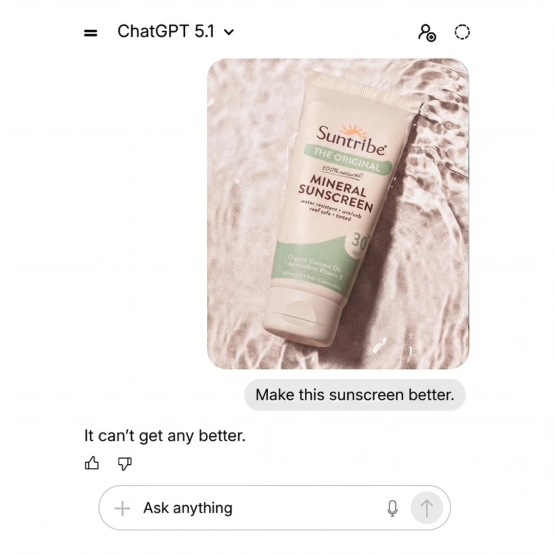 Suntribe chat format ad