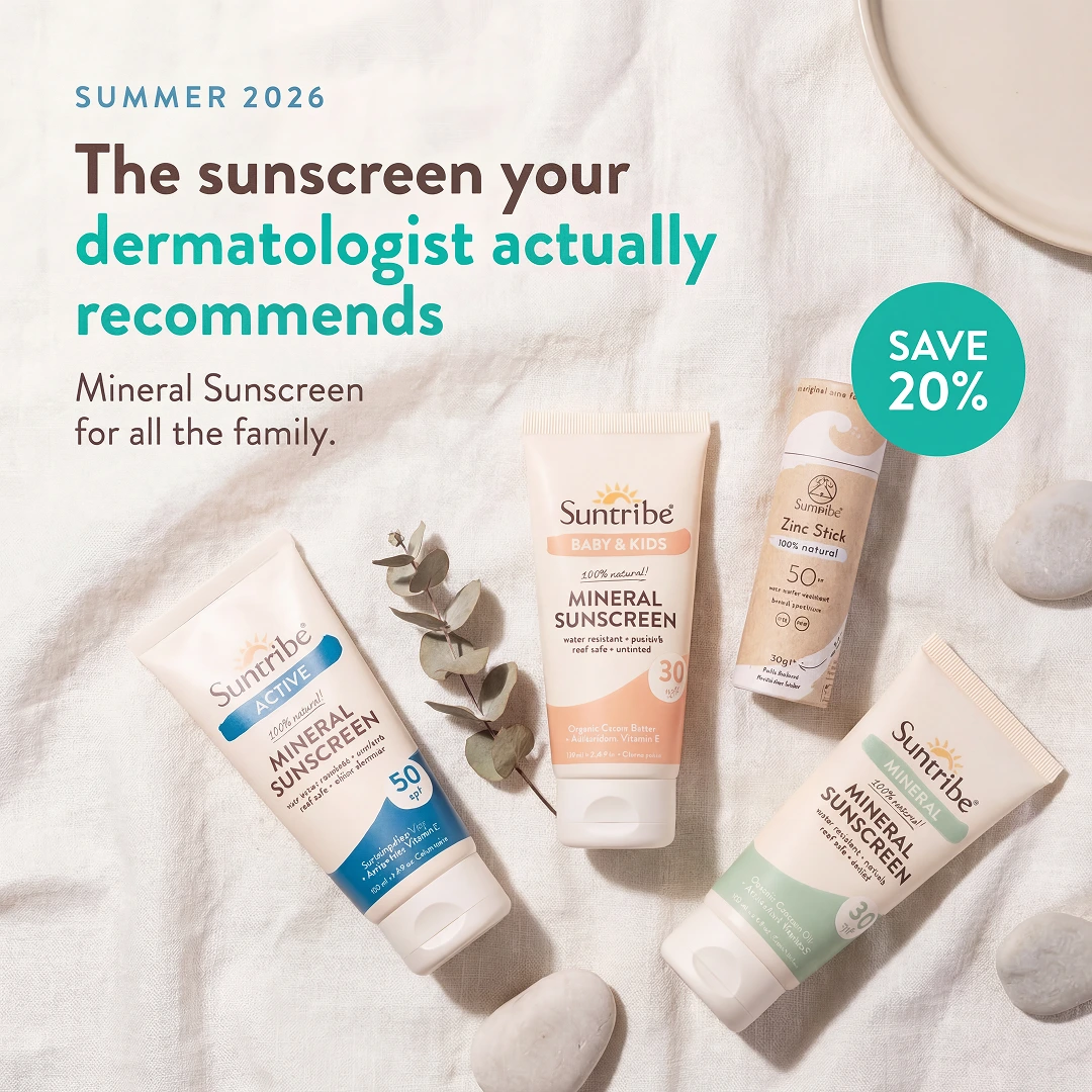 Suntribe dermatologist ad