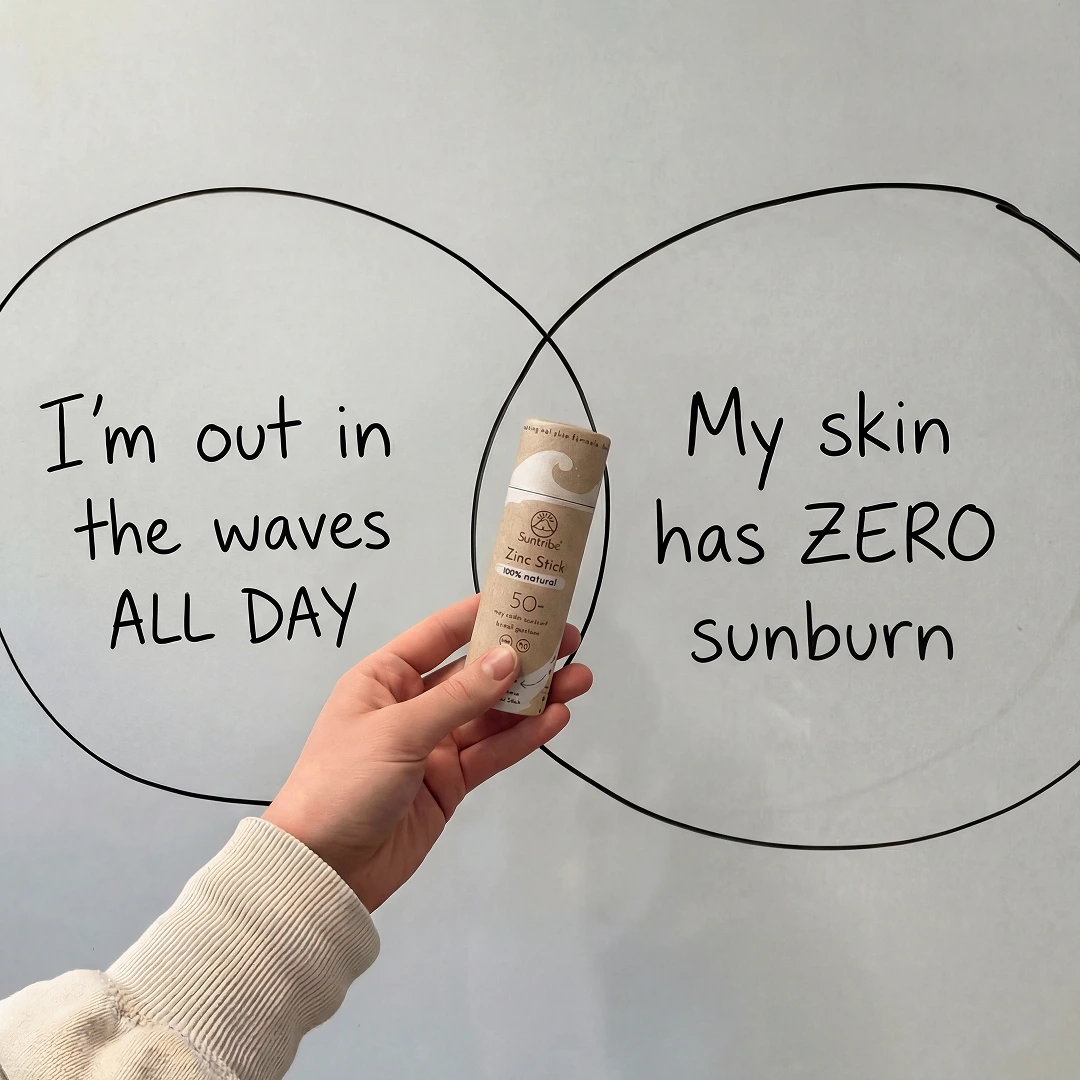 Suntribe hand-drawn ad